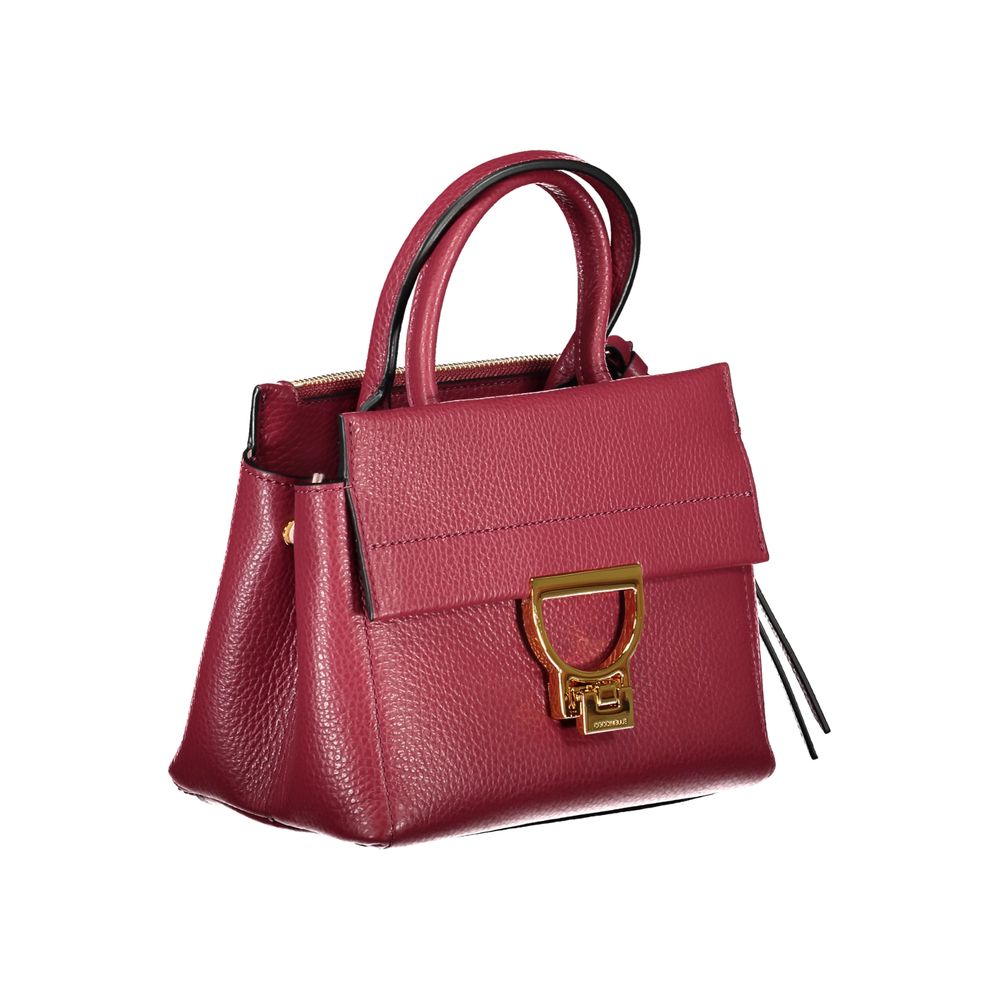 Coccinelle Pink Leather Handbag - DEA STILOSA MILANO