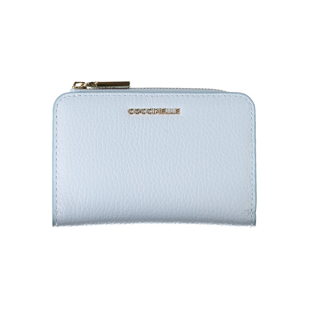 Coccinelle Light Blue Leather Wallet - DEA STILOSA MILANO