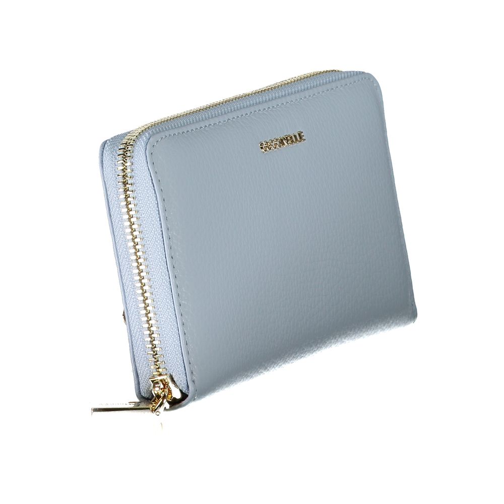 Coccinelle Light Blue Leather Wallet - DEA STILOSA MILANO
