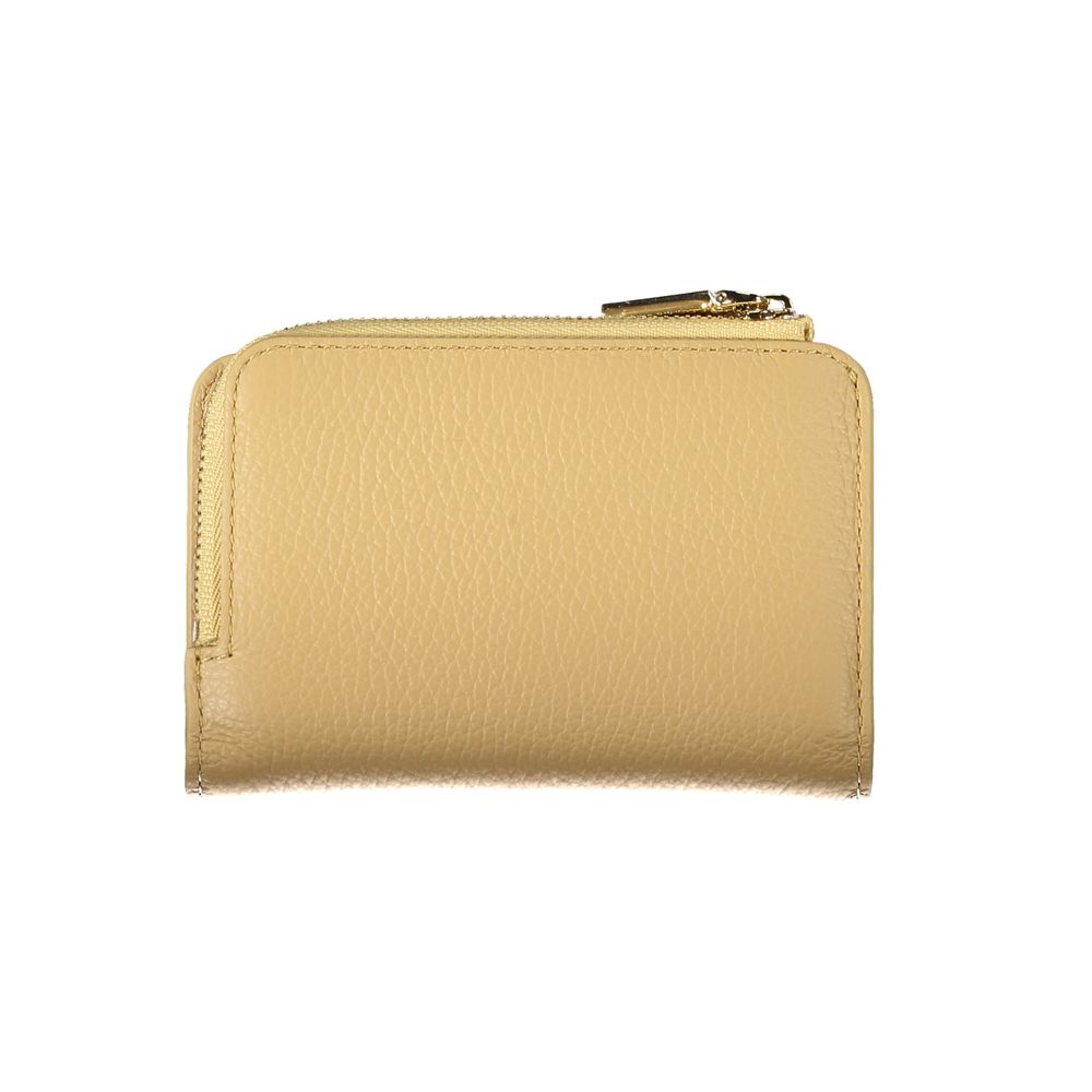 Coccinelle Beige Leather Wallet - DEA STILOSA MILANO