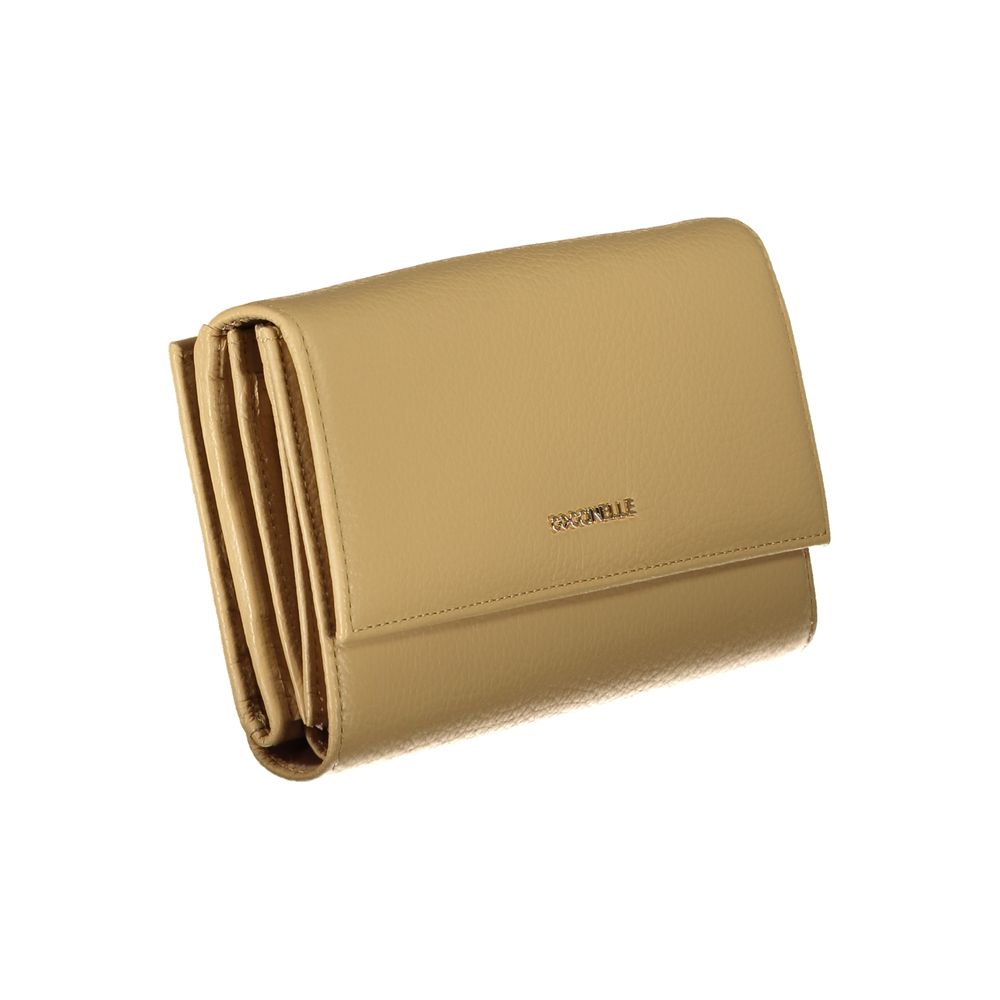 Coccinelle Beige Leather Wallet - DEA STILOSA MILANO
