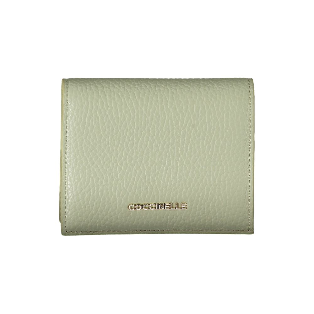 Coccinelle Green Leather Wallet - DEA STILOSA MILANO