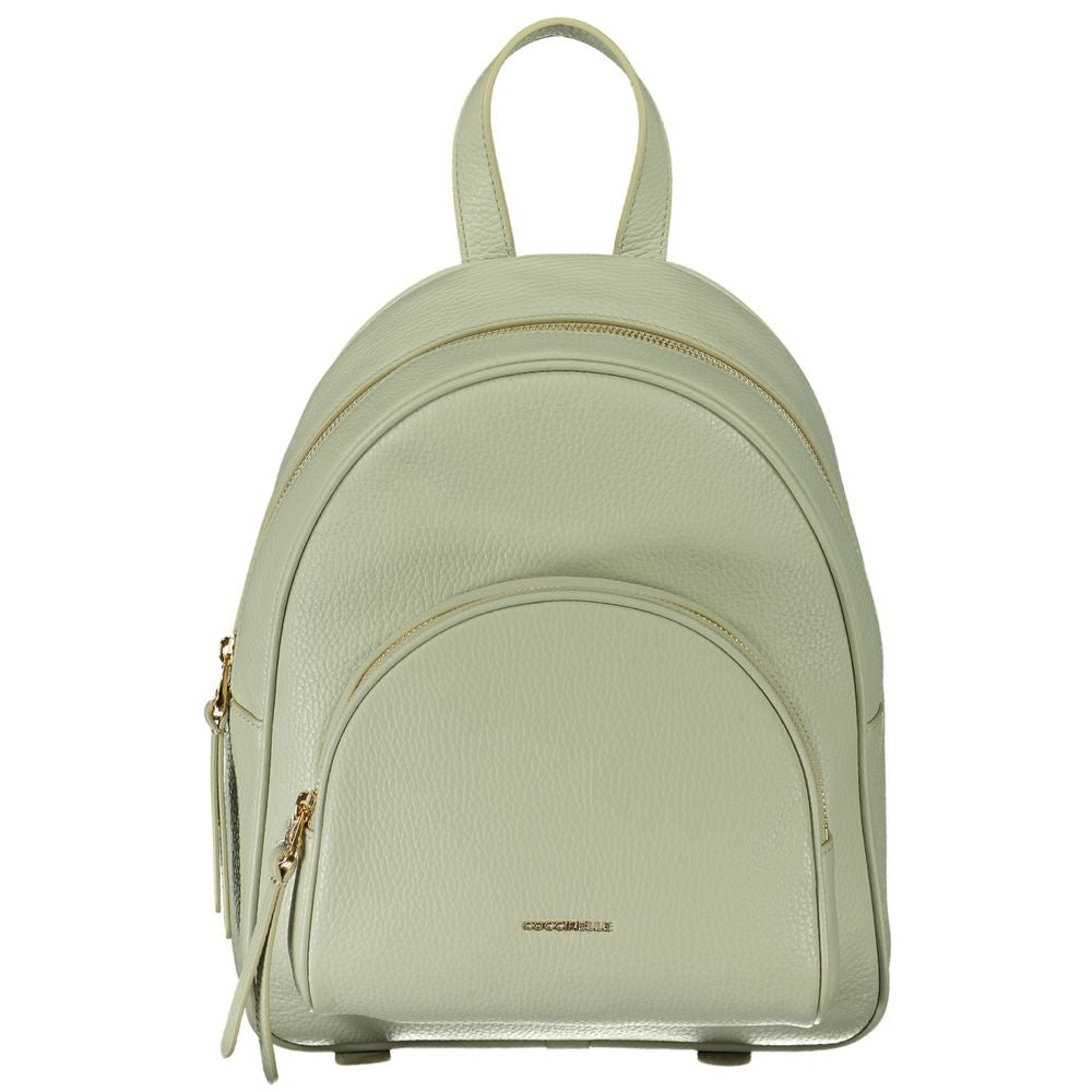 Coccinelle Green Leather Backpack - DEA STILOSA MILANO