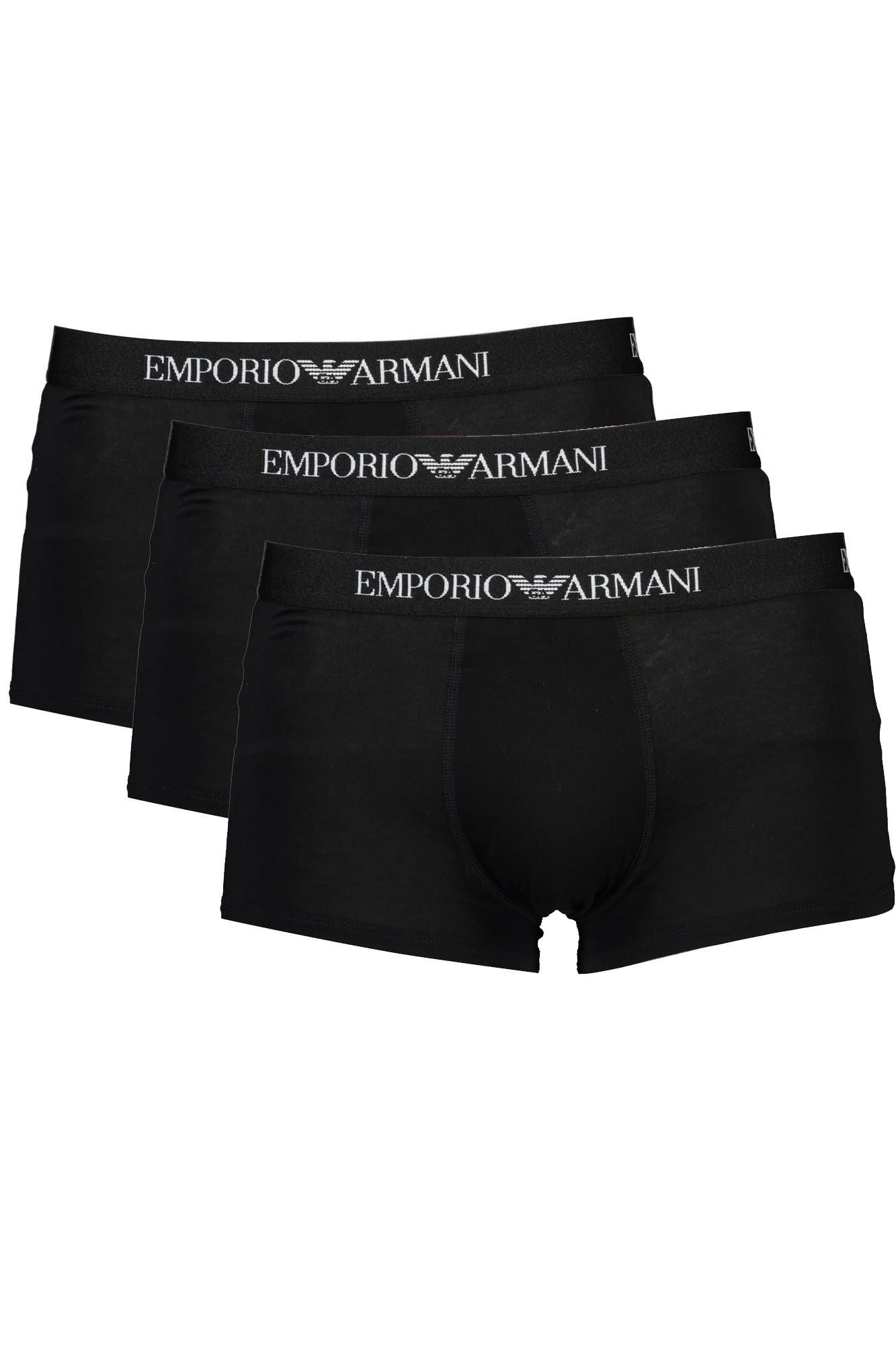 Emporio Armani Black Cotton Underwear - DEA STILOSA MILANO