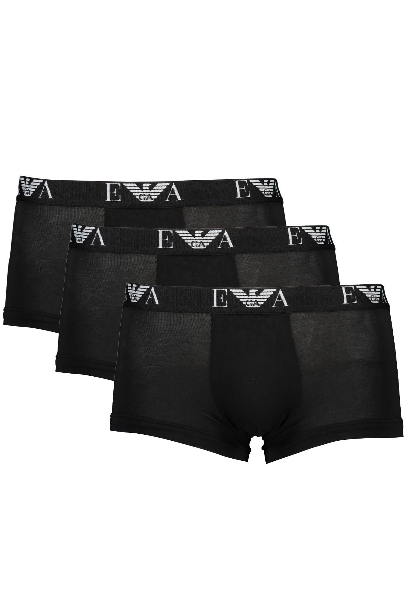 Emporio Armani Black Cotton Underwear - DEA STILOSA MILANO