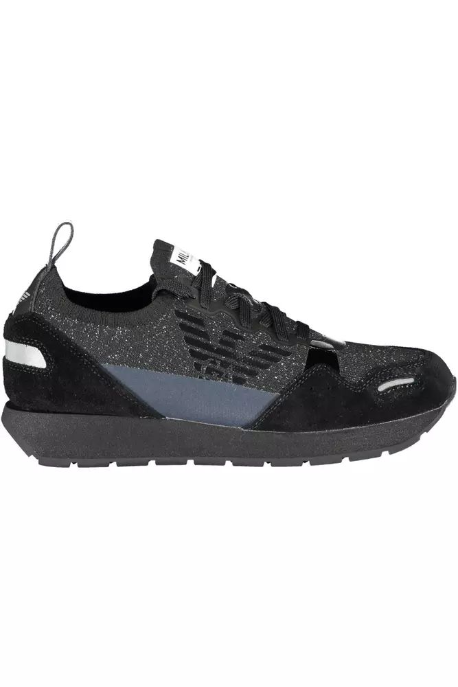 Emporio Armani Chic Contrasting Lace-up Sneakers - DEA STILOSA MILANO