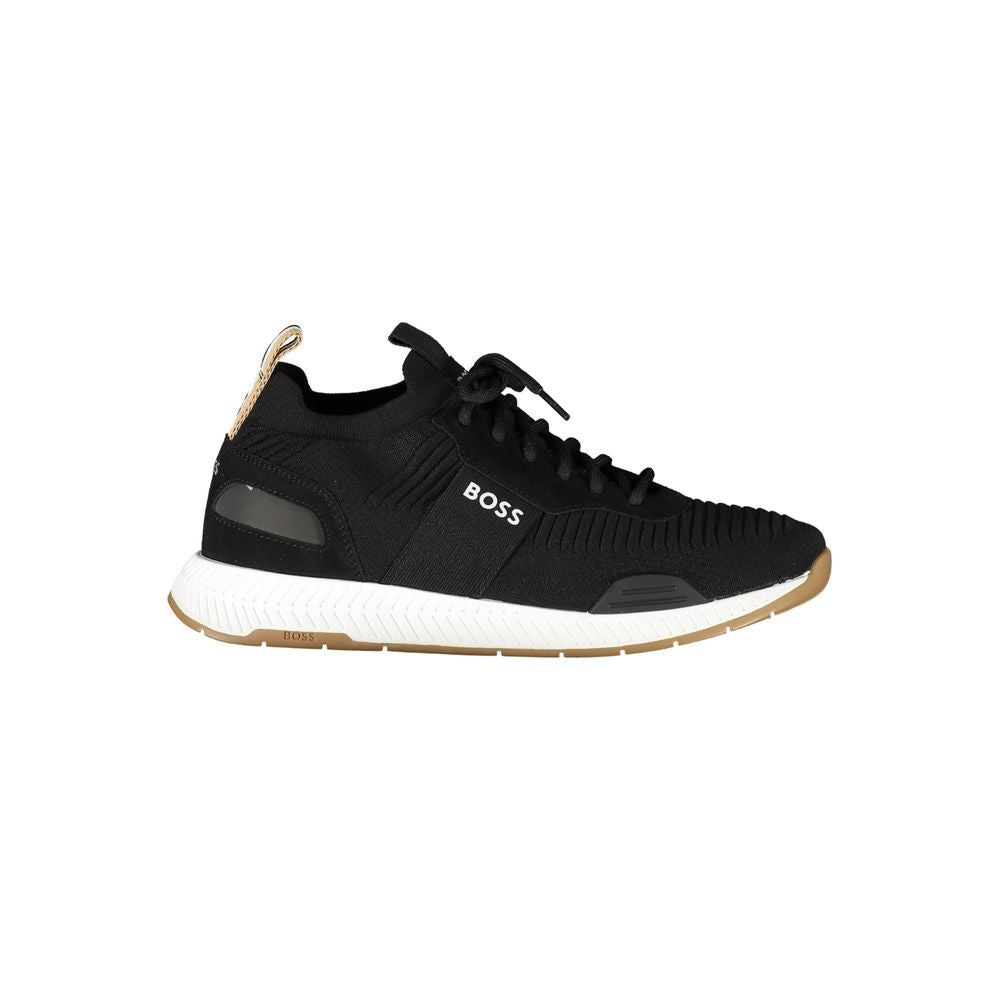 Hugo Boss Black Polyester Sneaker - DEA STILOSA MILANO