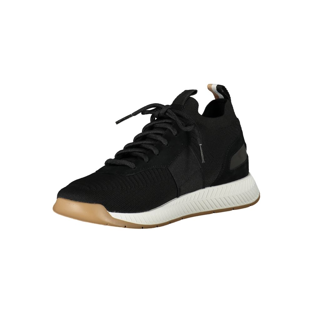 Hugo Boss Black Polyester Sneaker - DEA STILOSA MILANO