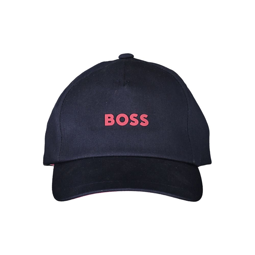 Hugo Boss Blue Cotton Hats & Cap - DEA STILOSA MILANO