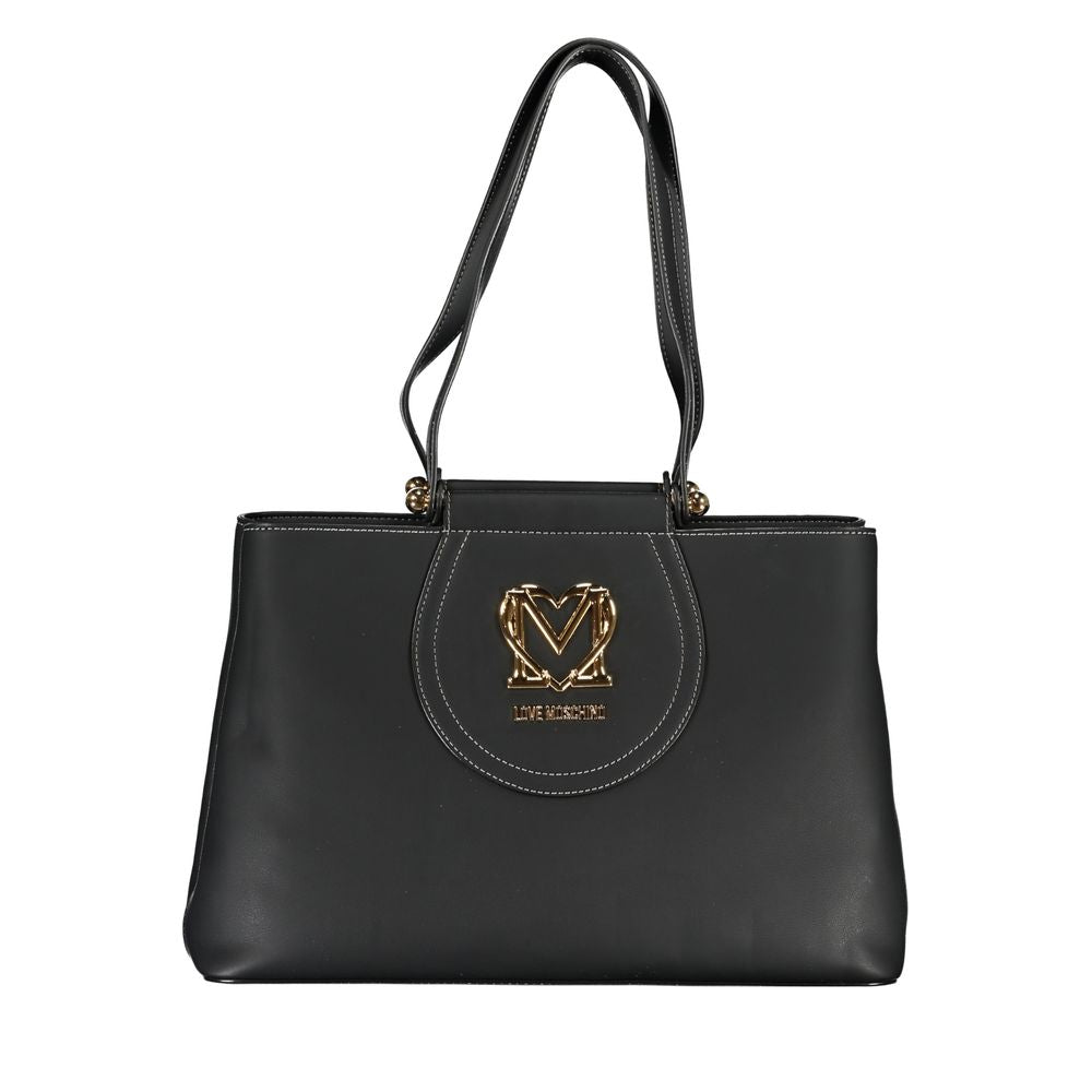 Love Moschino Black Polyethylene Handbag - DEA STILOSA MILANO