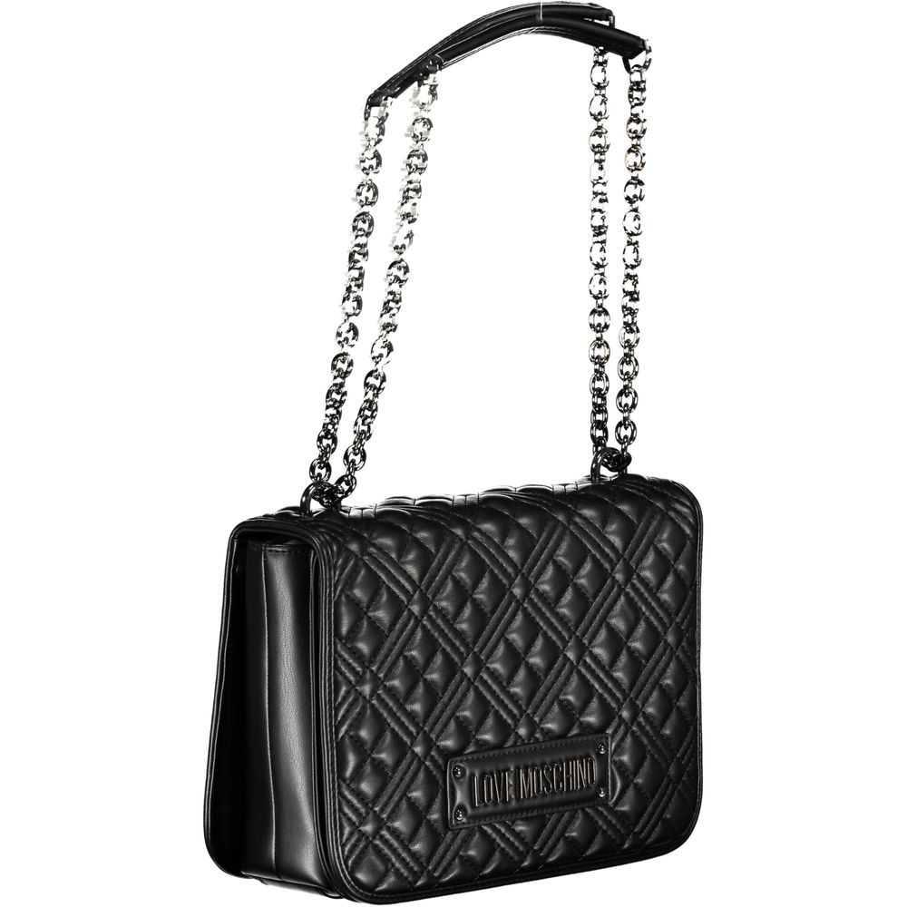 Love Moschino Black Polyethylene Handbag - DEA STILOSA MILANO