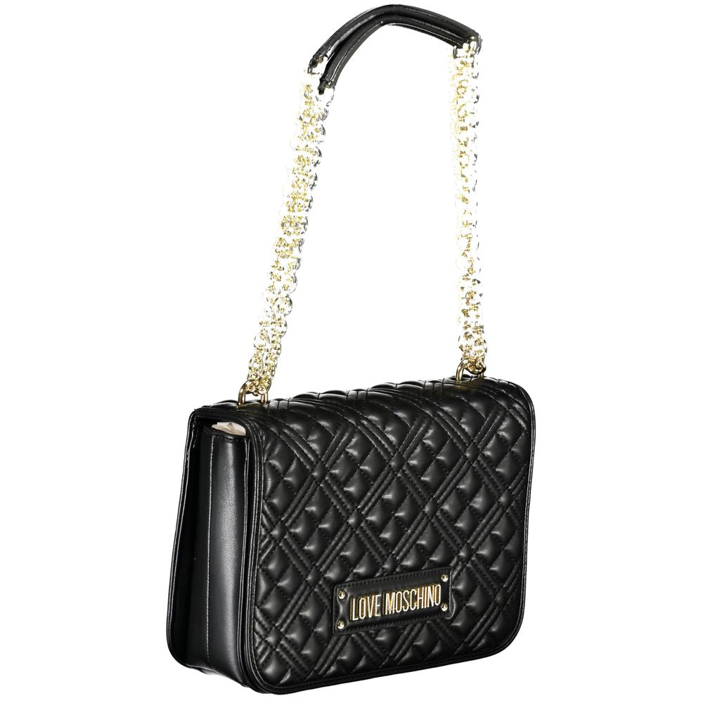 Love Moschino Black Polyethylene Handbag - DEA STILOSA MILANO