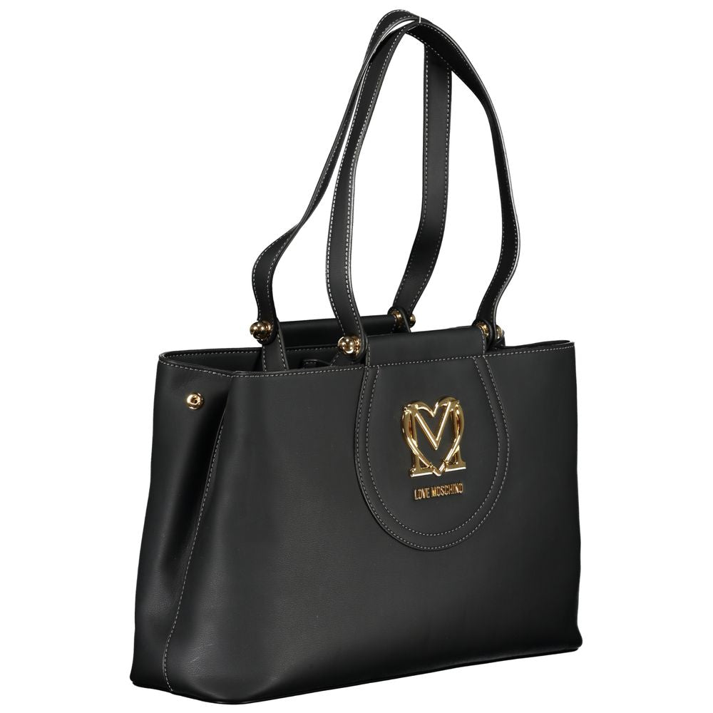 Love Moschino Black Polyethylene Handbag - DEA STILOSA MILANO