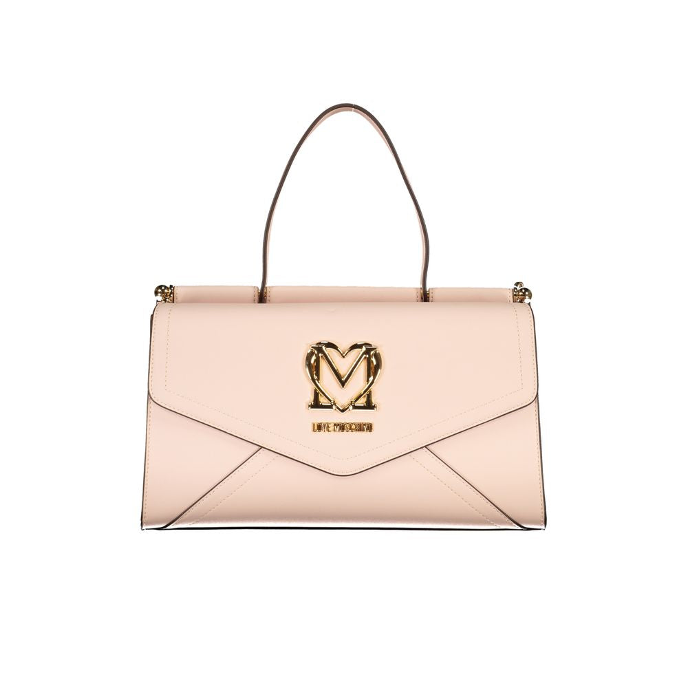 Love Moschino Pink Polyethylene Handbag - DEA STILOSA MILANO