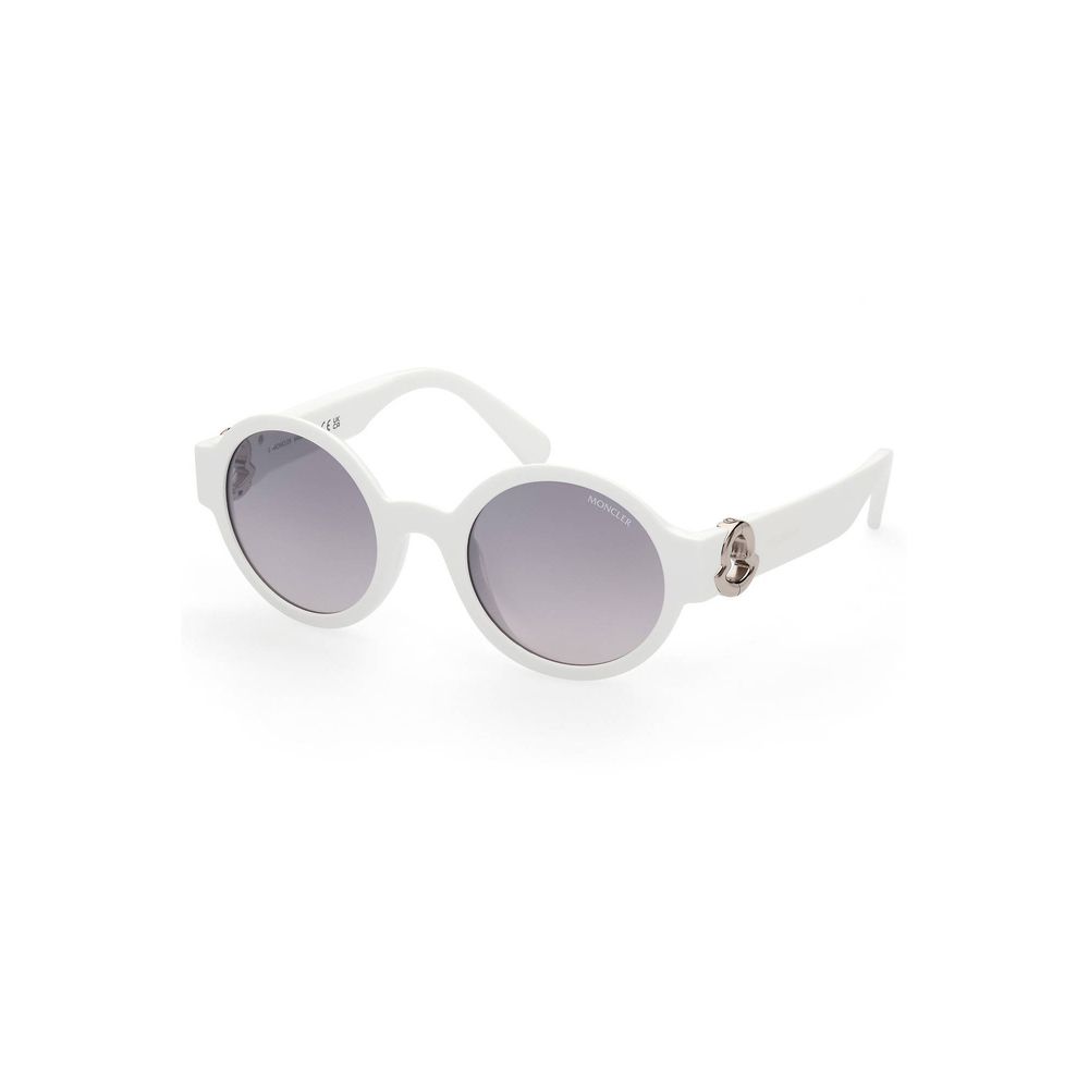 Moncler White PANTOGRAFATO Sunglasses - DEA STILOSA MILANO