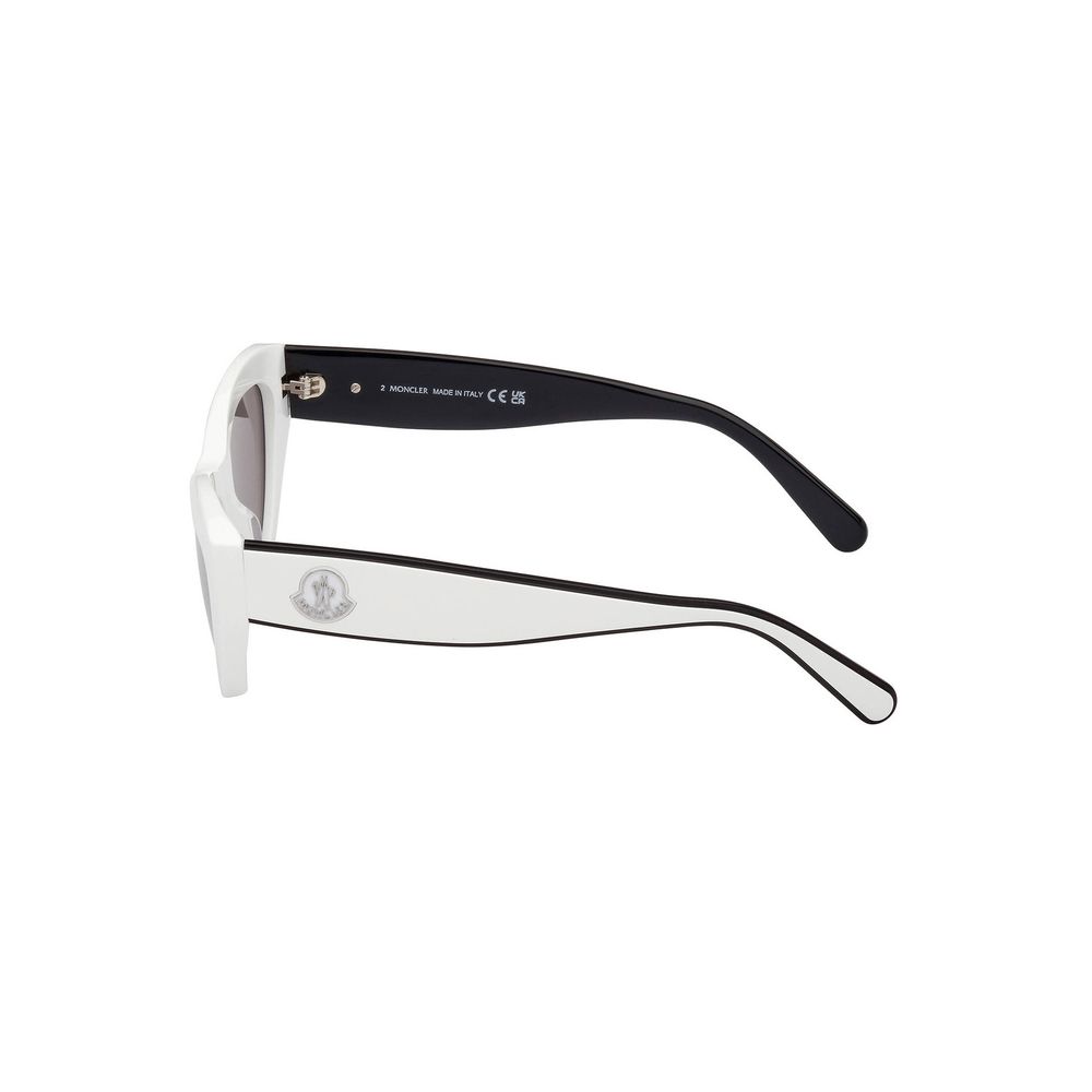 Moncler White PANTOGRAFATO Sunglasses - DEA STILOSA MILANO
