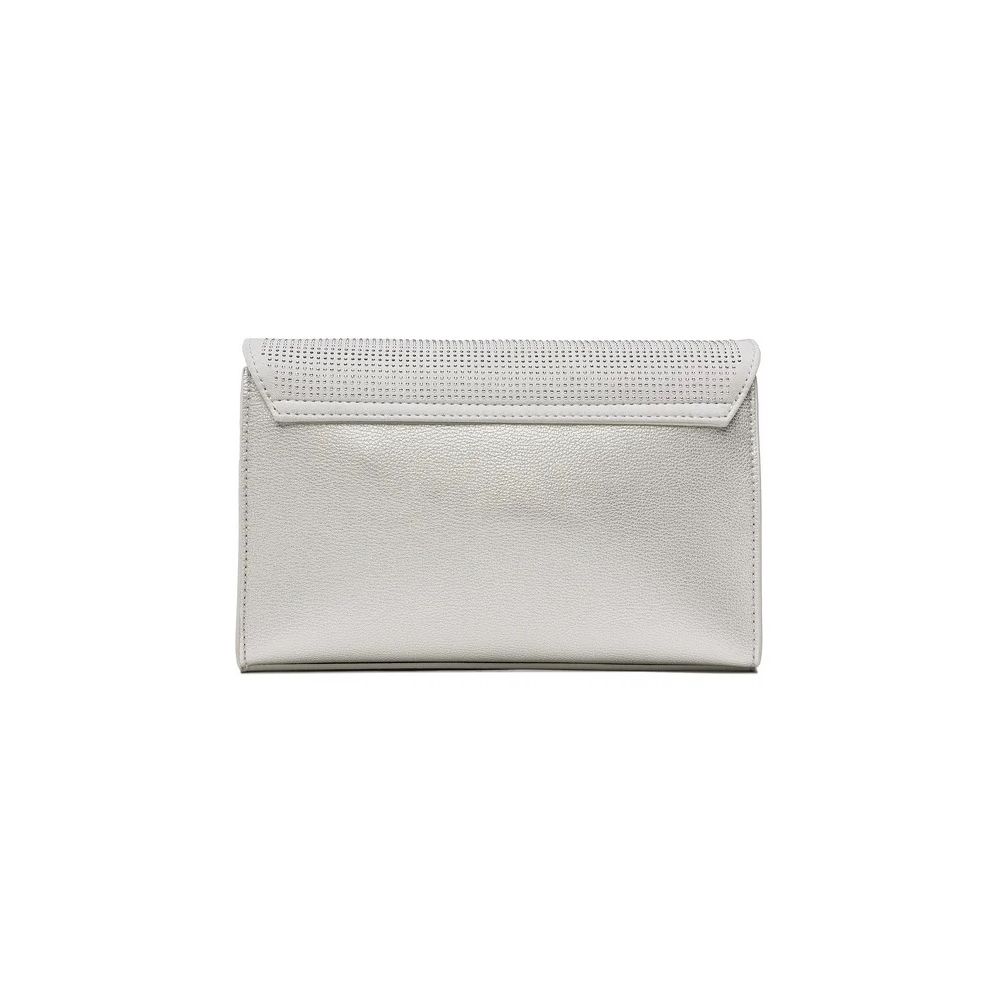 Love Moschino Chic Rhinestone-Embellished Faux Leather Shoulder Bag - DEA STILOSA MILANO