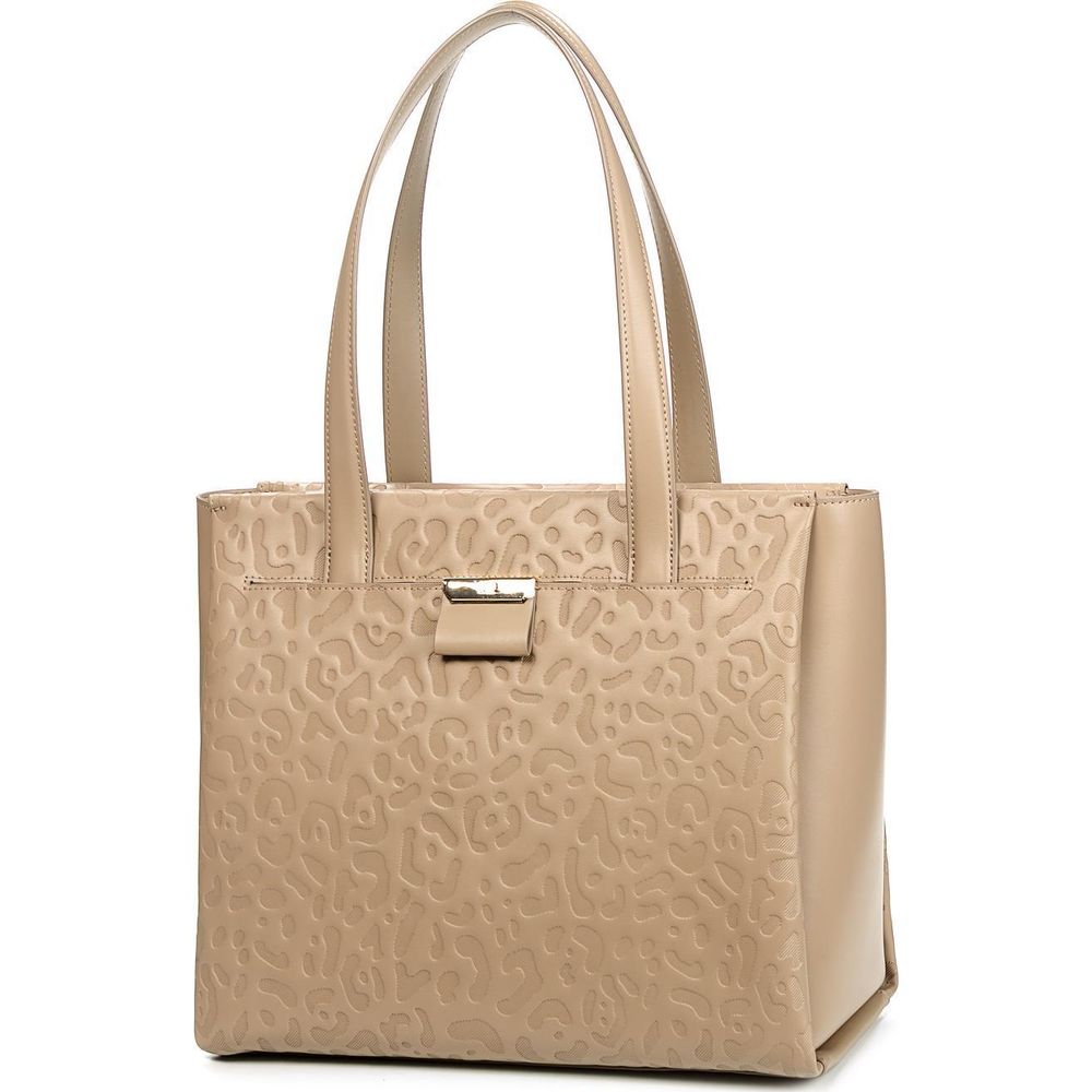 Cavalli Class Elegant Spotted Print Calfskin Shoulder Bag - DEA STILOSA MILANO