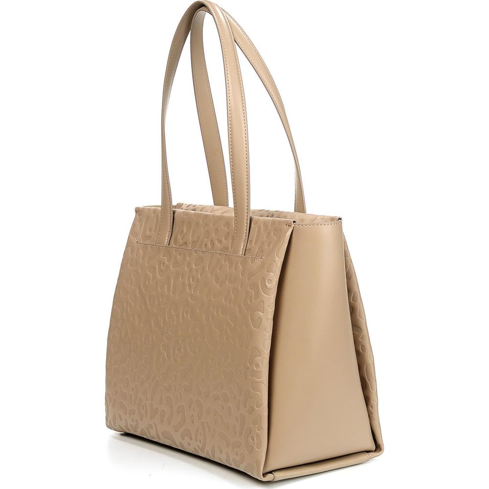 Cavalli Class Elegant Spotted Print Calfskin Shoulder Bag - DEA STILOSA MILANO