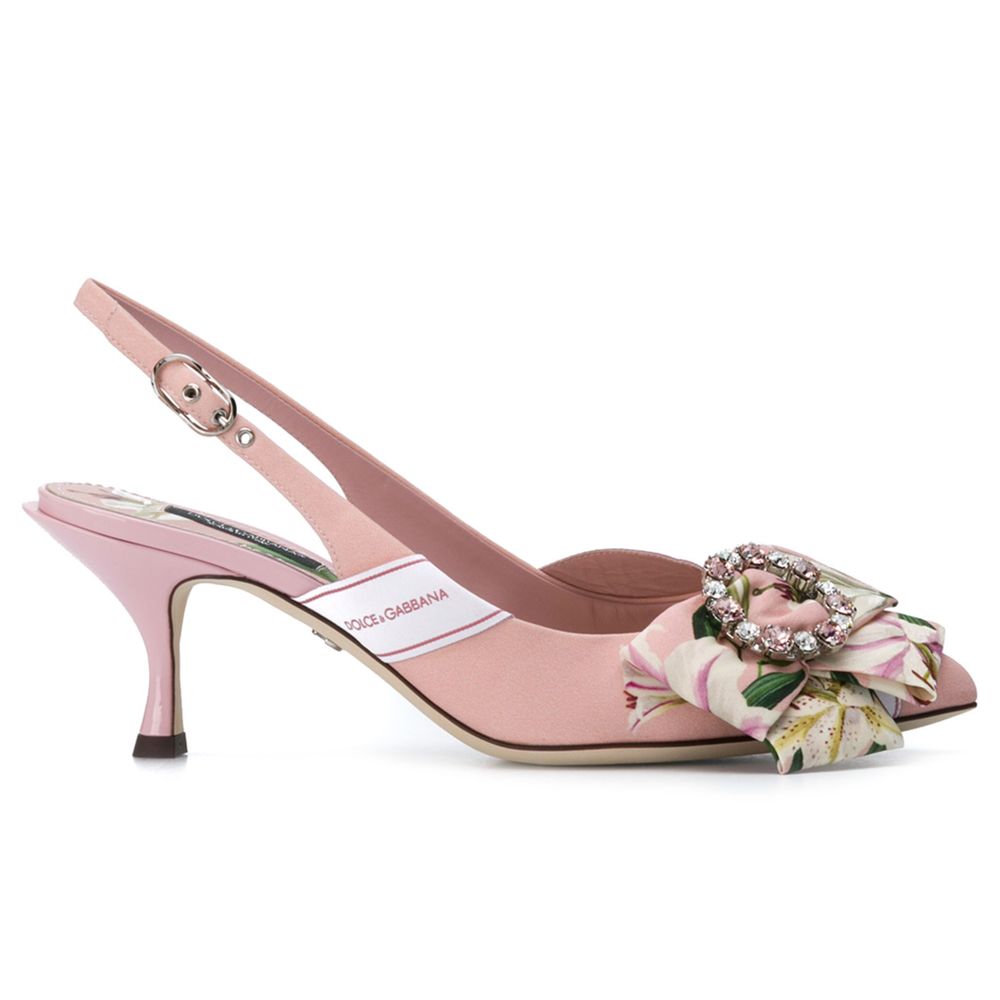 Dolce & Gabbana Pink Leather Pump - DEA STILOSA MILANO