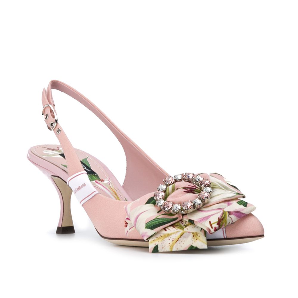 Dolce & Gabbana Pink Leather Pump - DEA STILOSA MILANO