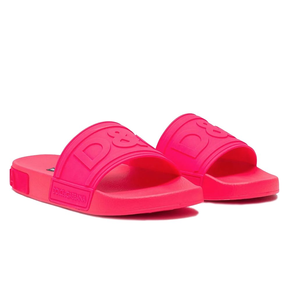 Dolce & Gabbana Fuchsia Polyethylene Sandal - DEA STILOSA MILANO