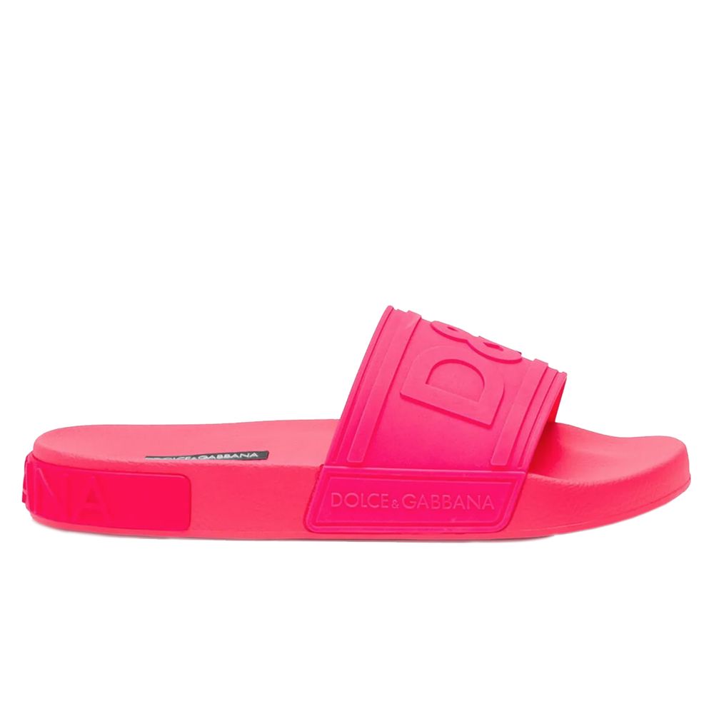 Dolce & Gabbana Fuchsia Polyethylene Sandal - DEA STILOSA MILANO