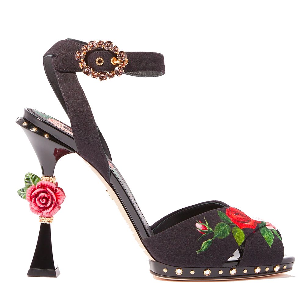 Dolce & Gabbana Black Leather Sandal - DEA STILOSA MILANO