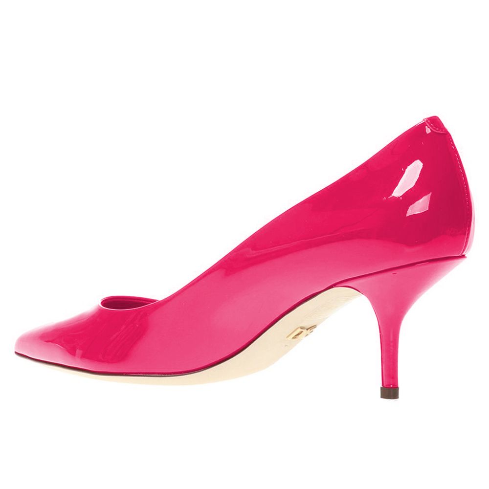 Dolce & Gabbana Fuchsia Leather Di Calfskin Pump - DEA STILOSA MILANO