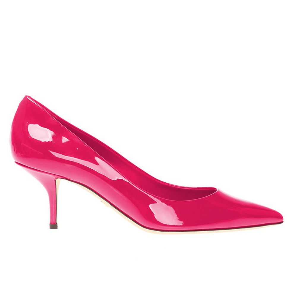 Dolce & Gabbana Fuchsia Leather Di Calfskin Pump - DEA STILOSA MILANO