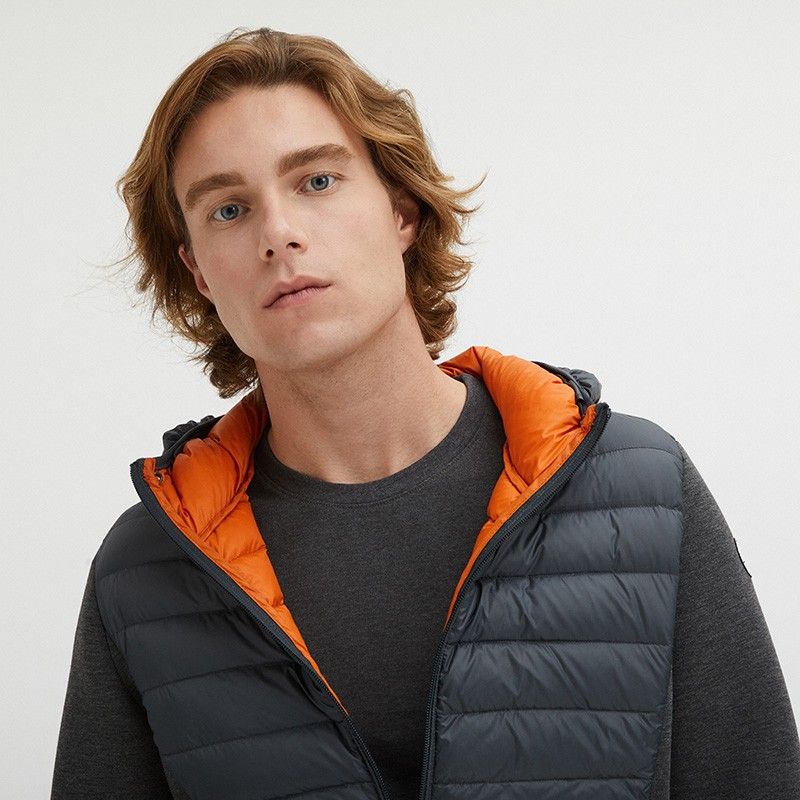 Centogrammi Elegant Grey Goose Down Puffer Jacket - DEA STILOSA MILANO