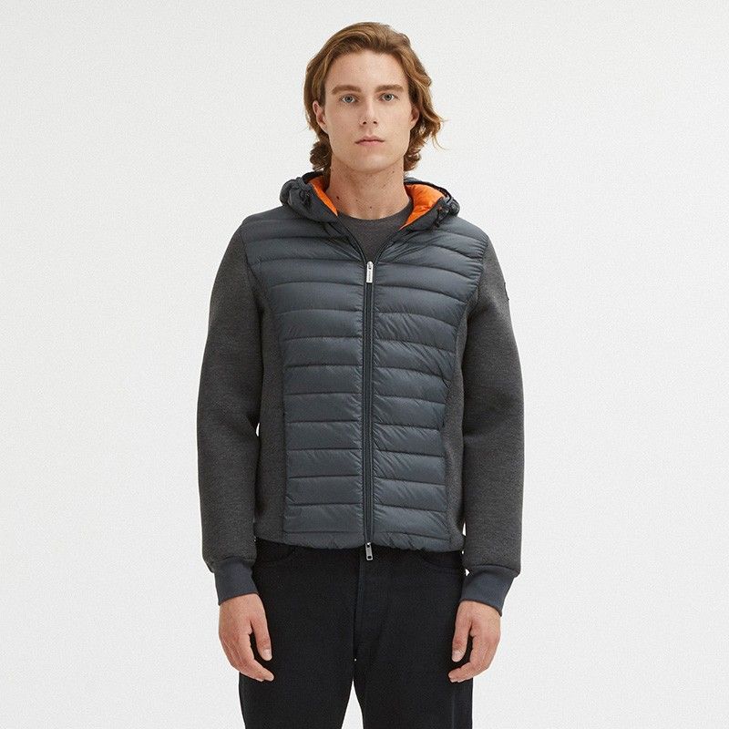 Centogrammi Elegant Grey Goose Down Puffer Jacket - DEA STILOSA MILANO