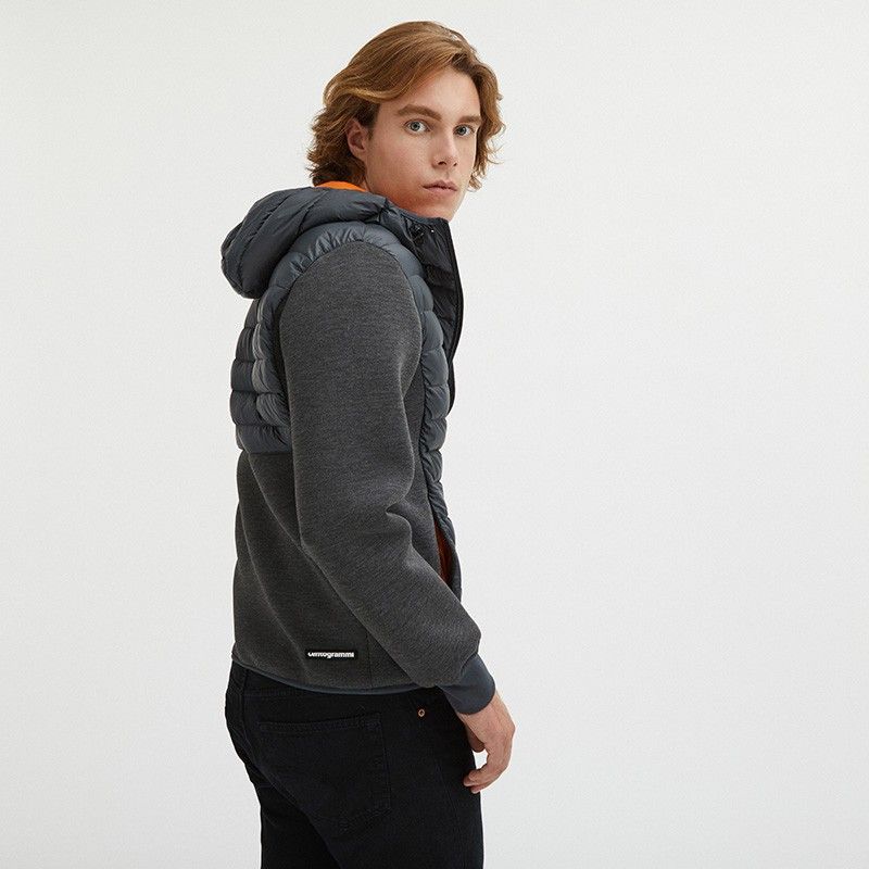 Centogrammi Elegant Grey Goose Down Puffer Jacket - DEA STILOSA MILANO