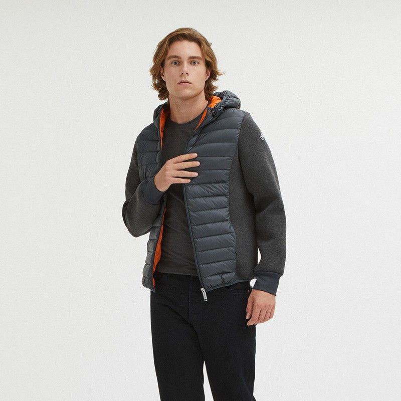 Centogrammi Elegant Grey Goose Down Puffer Jacket - DEA STILOSA MILANO