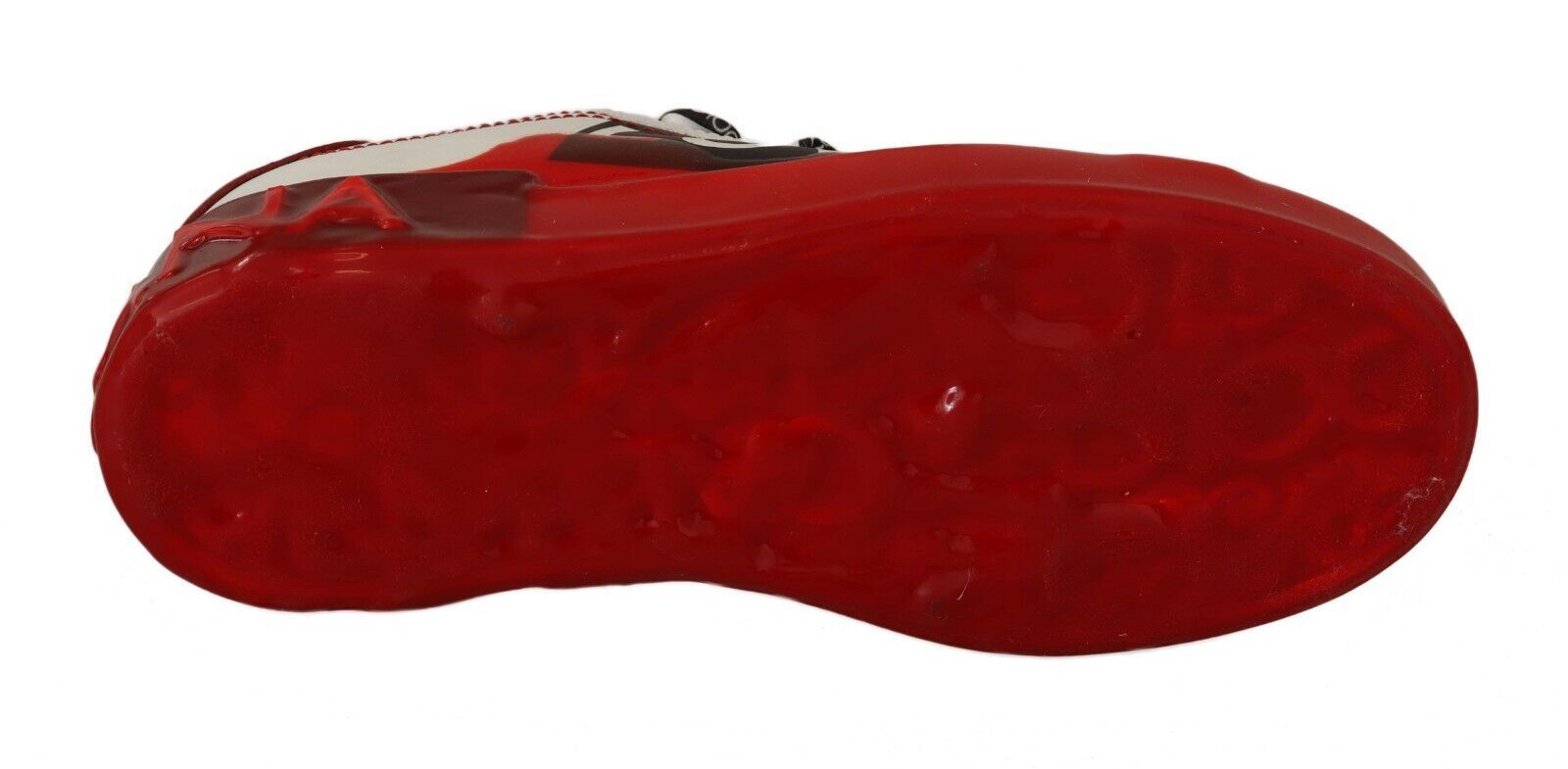 Dolce & Gabbana Asymmetrical Graphic Leather Sneakers - DEA STILOSA MILANO