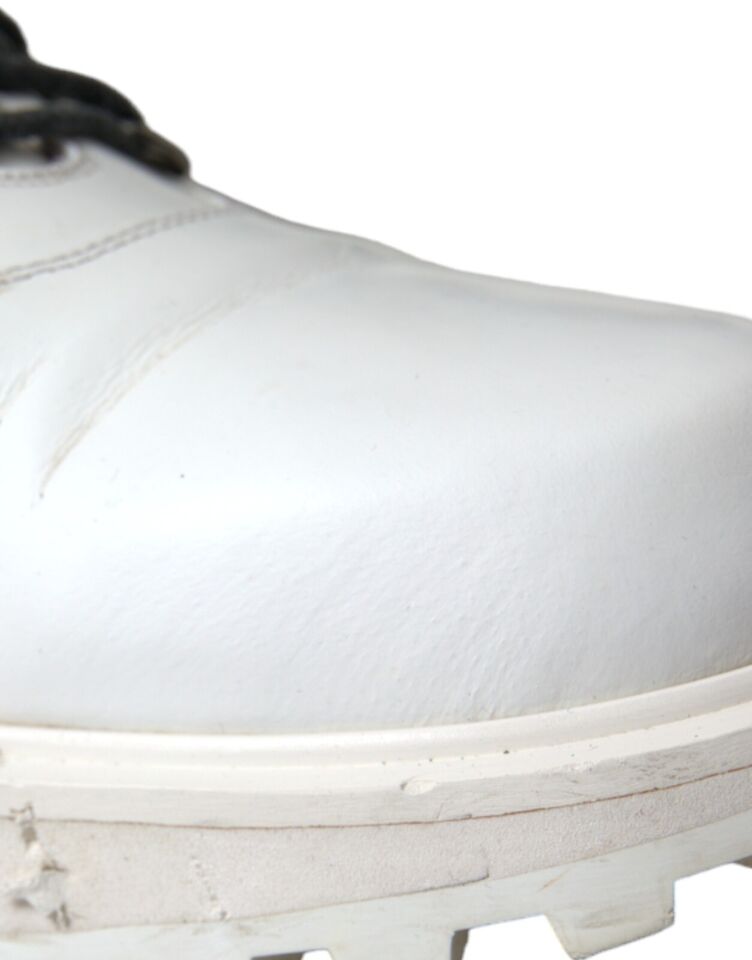Dolce & Gabbana Pristine White Italian Ankle Boots - DEA STILOSA MILANO