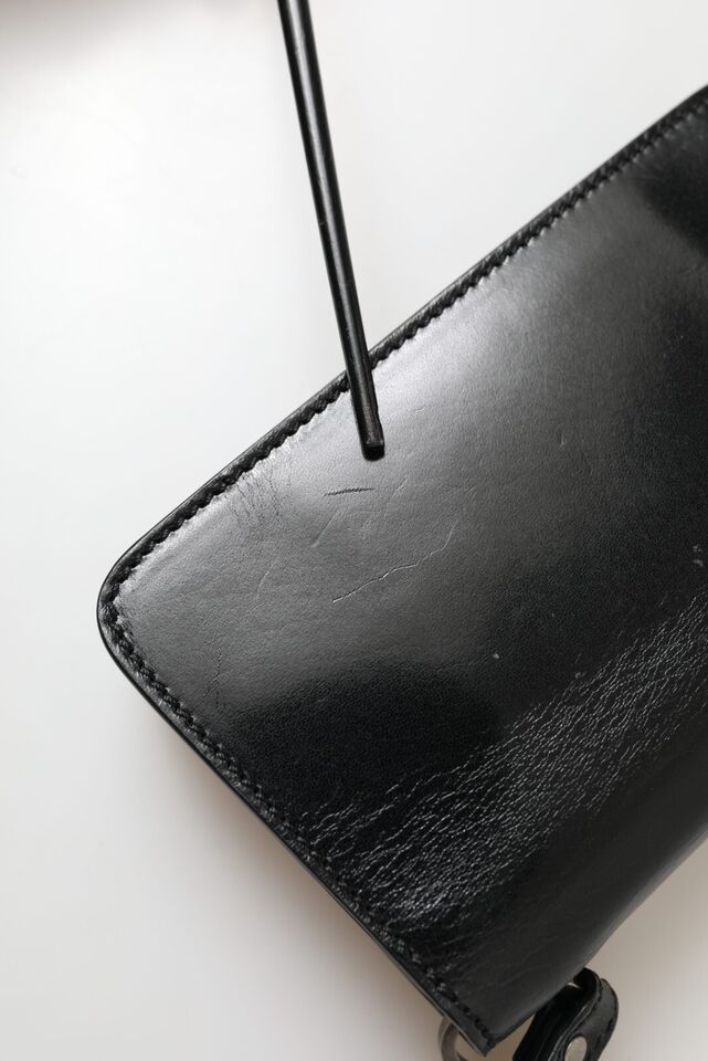 Dolce & Gabbana Sleek Black Leather Shoulder Bag - DEA STILOSA MILANO