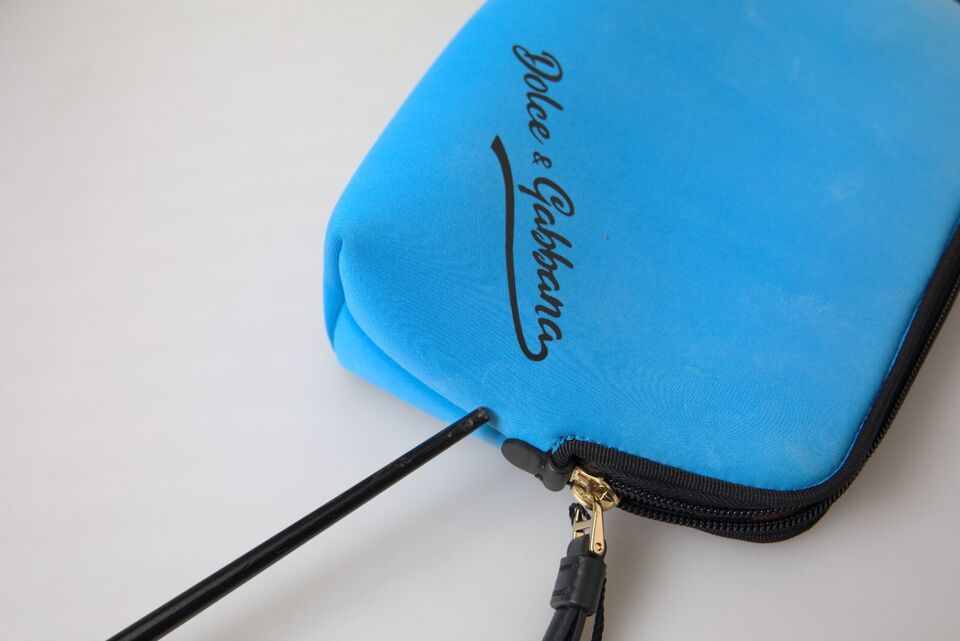 Dolce & Gabbana Elegant Blue Hand Pouch with Strap - DEA STILOSA MILANO