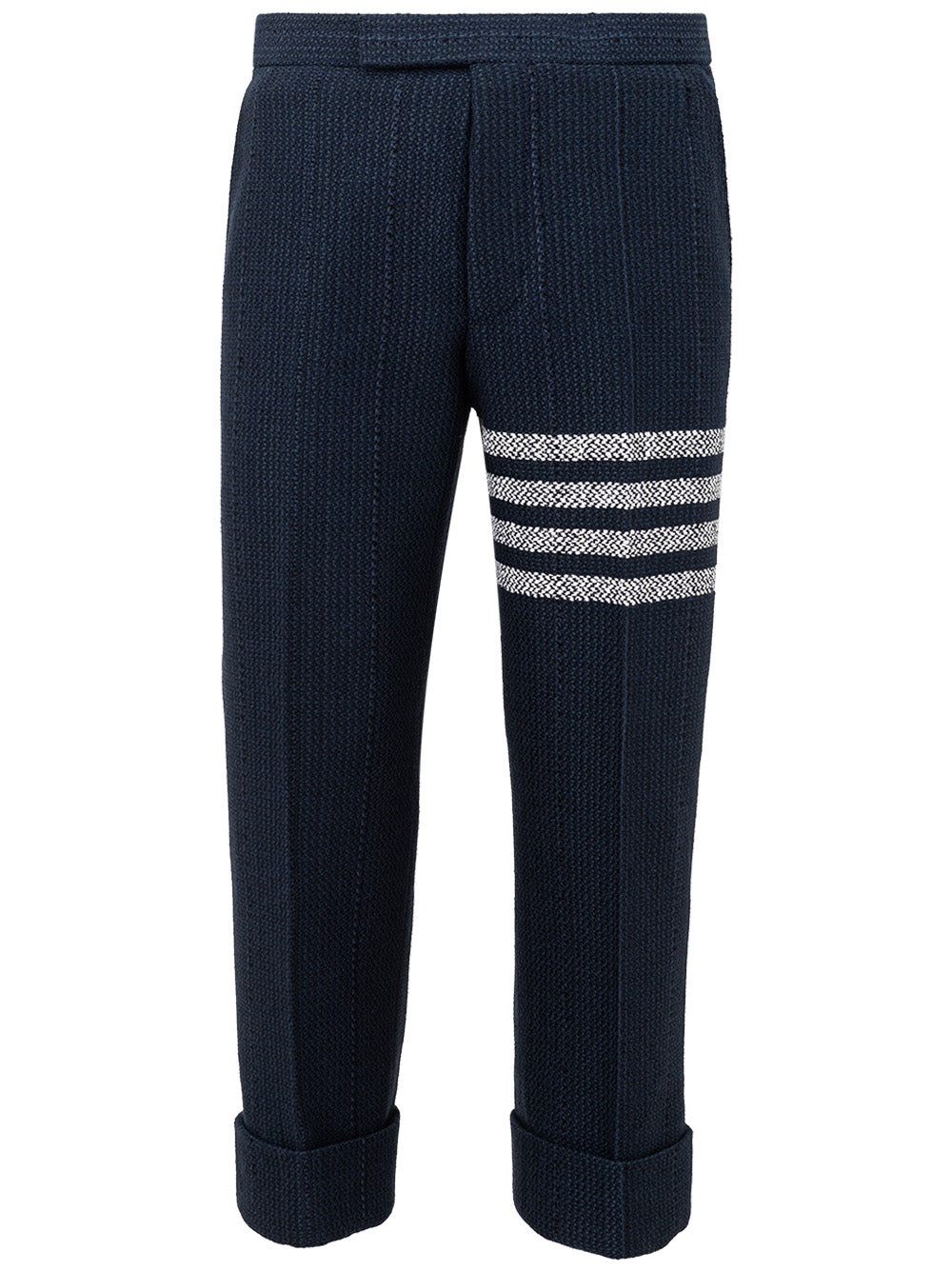 Thom Browne Blue Tweed Trousers - DEA STILOSA MILANO