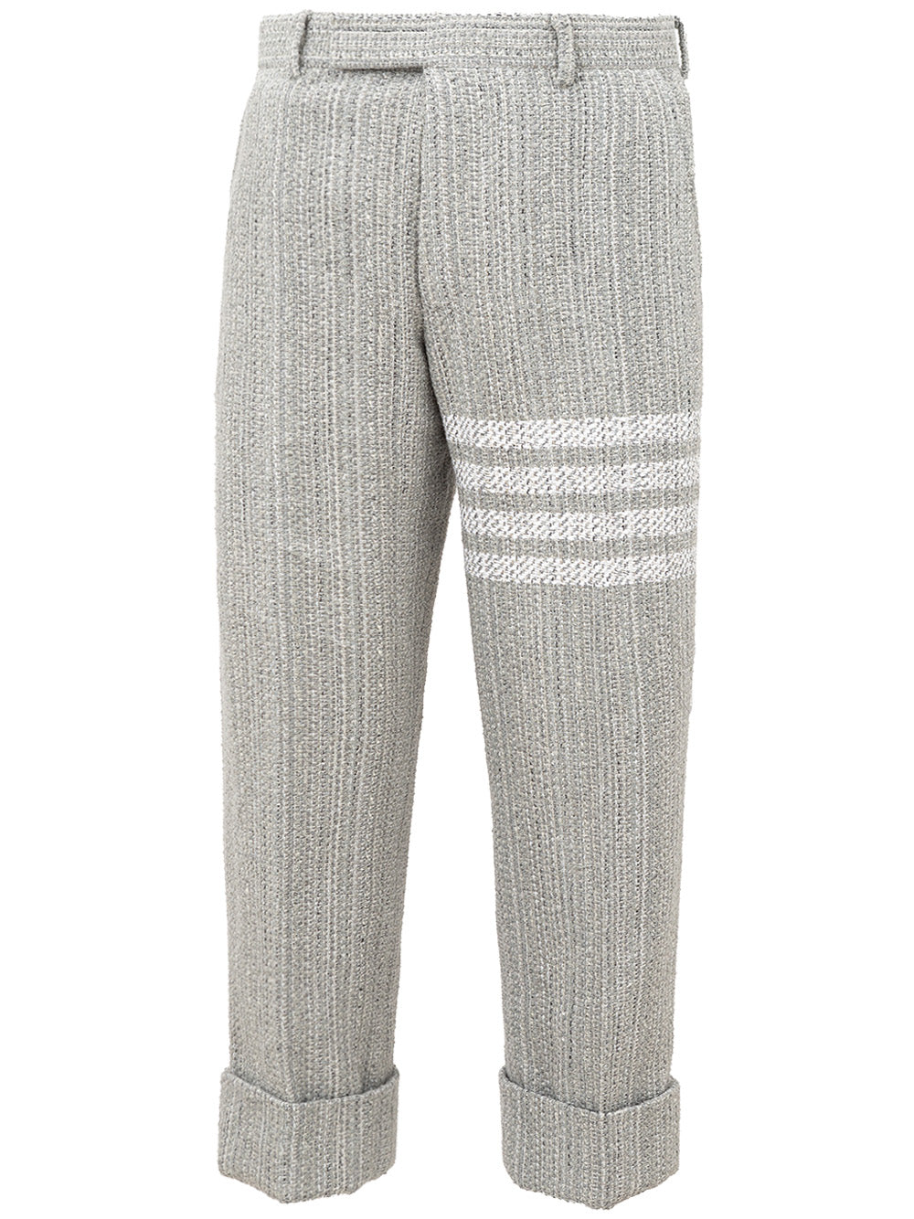 Thom Browne Grey Tweed Trousers - DEA STILOSA MILANO