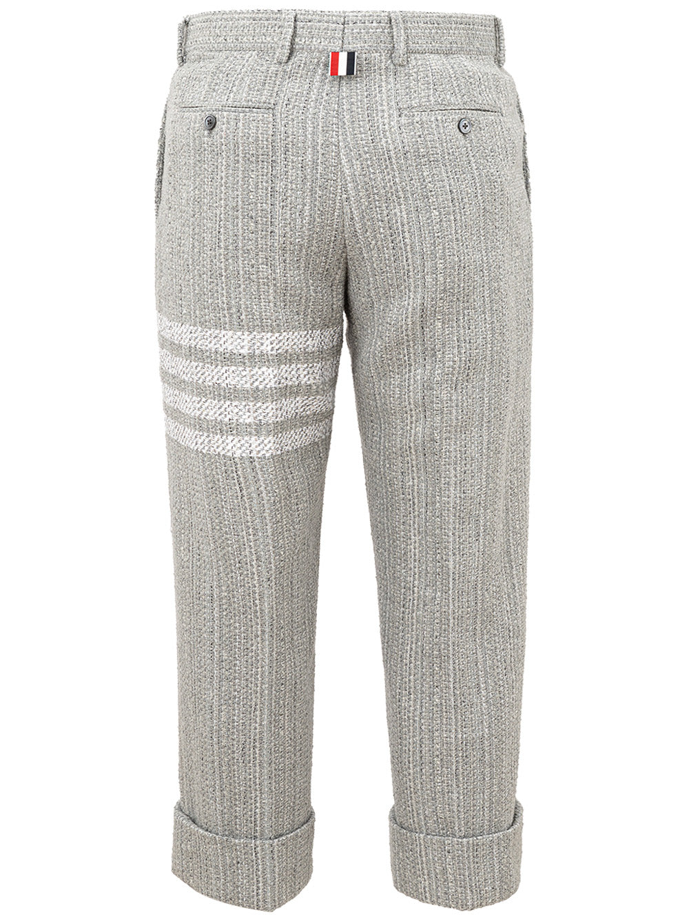 Thom Browne Grey Tweed Trousers - DEA STILOSA MILANO