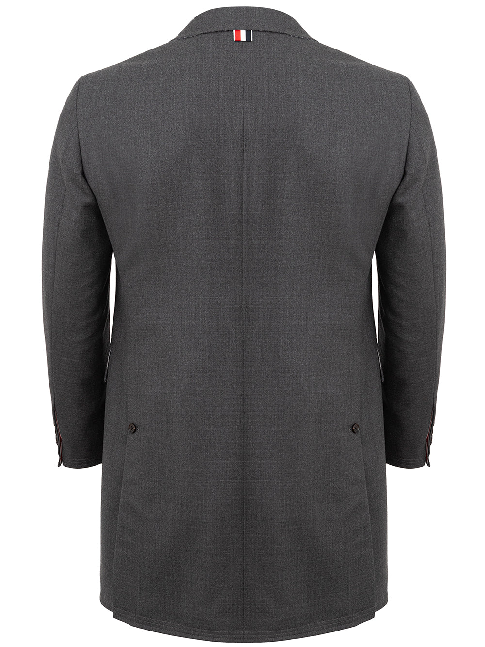Thom Browne Chesterfield Overcoat Grey - DEA STILOSA MILANO