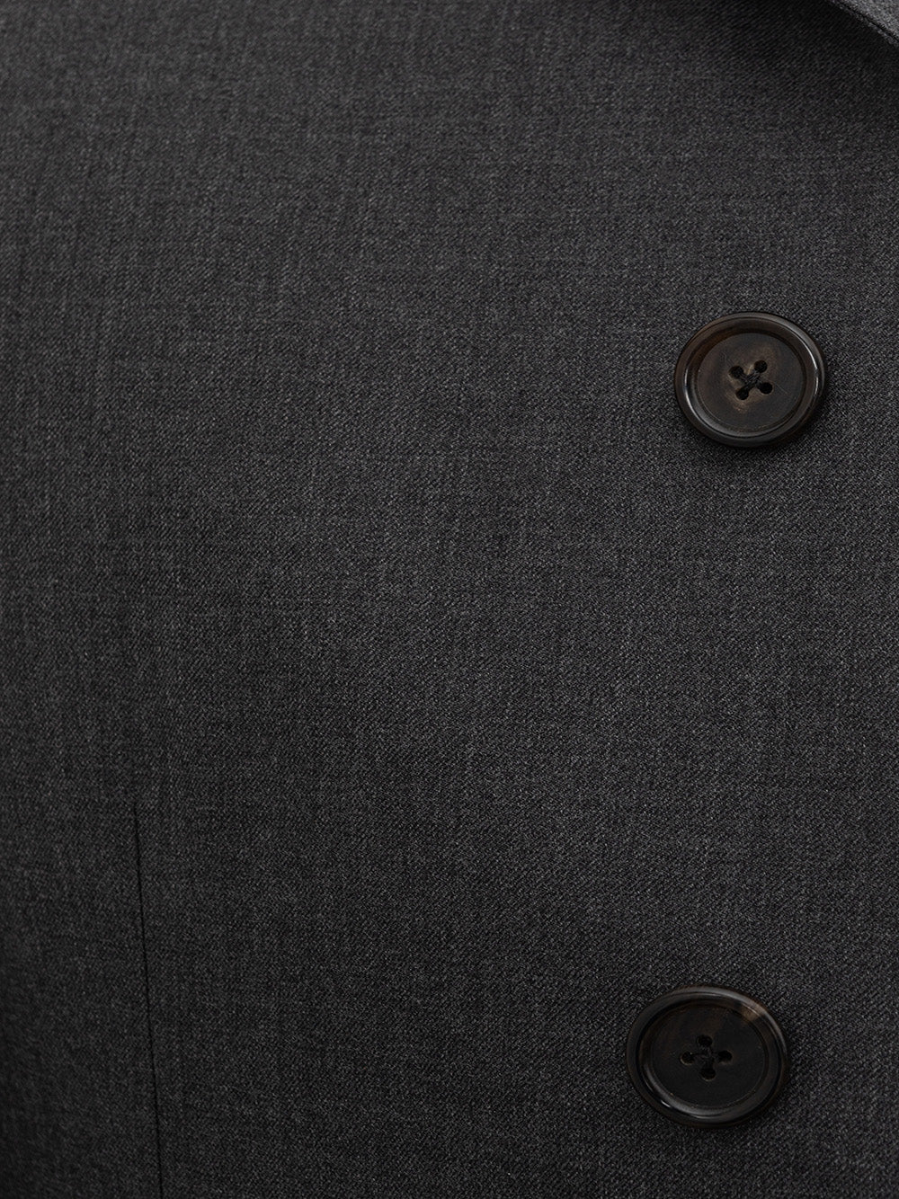 Thom Browne Chesterfield Overcoat Grey - DEA STILOSA MILANO