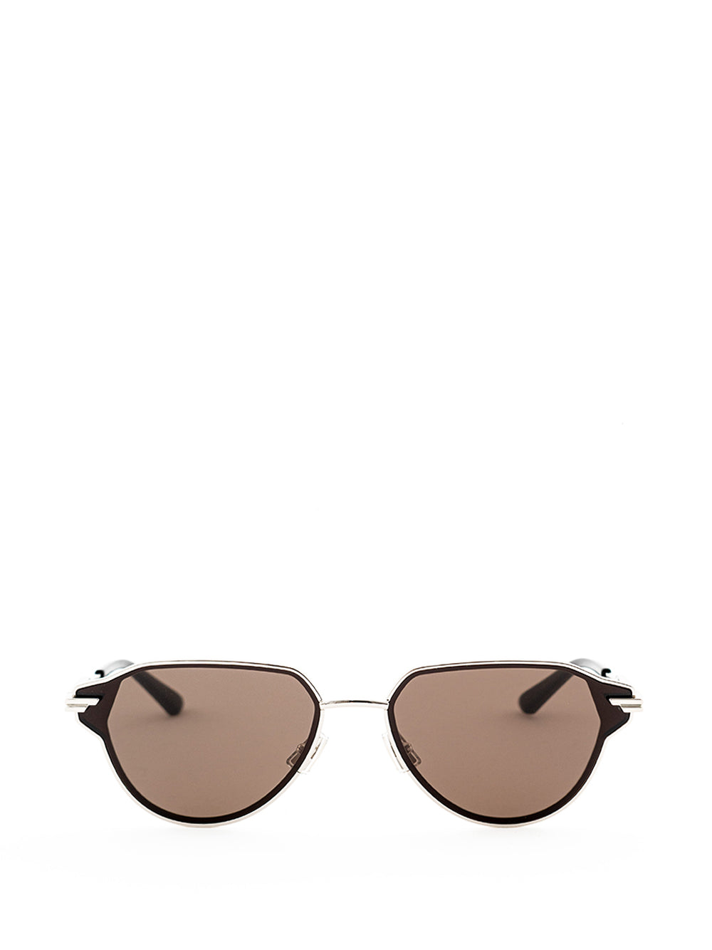 Bottega Veneta Metal Silver Sunglasses - DEA STILOSA MILANO