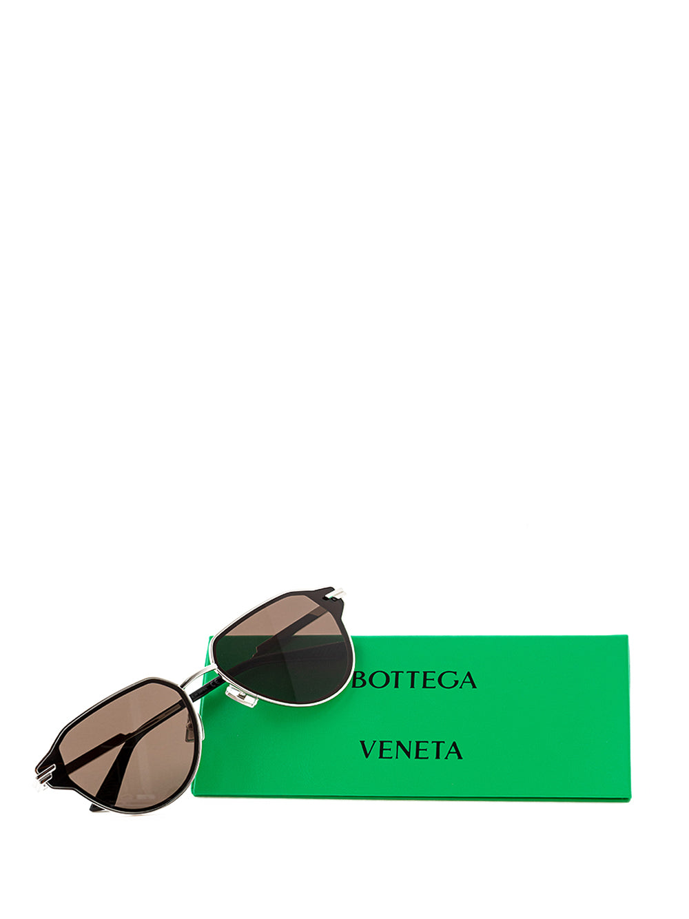 Bottega Veneta Metal Silver Sunglasses - DEA STILOSA MILANO