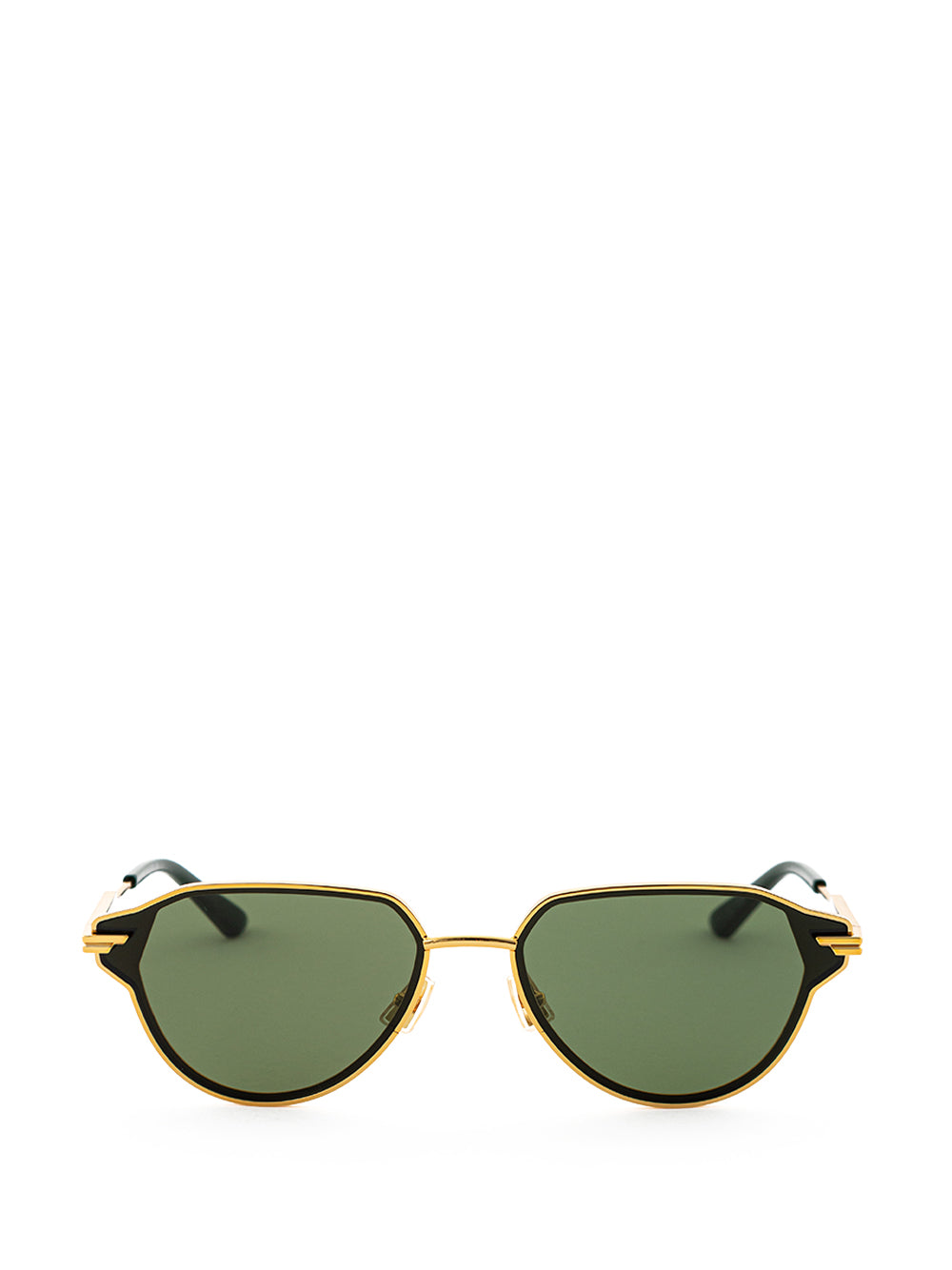Bottega Veneta Golden Metal Sunglasses - DEA STILOSA MILANO