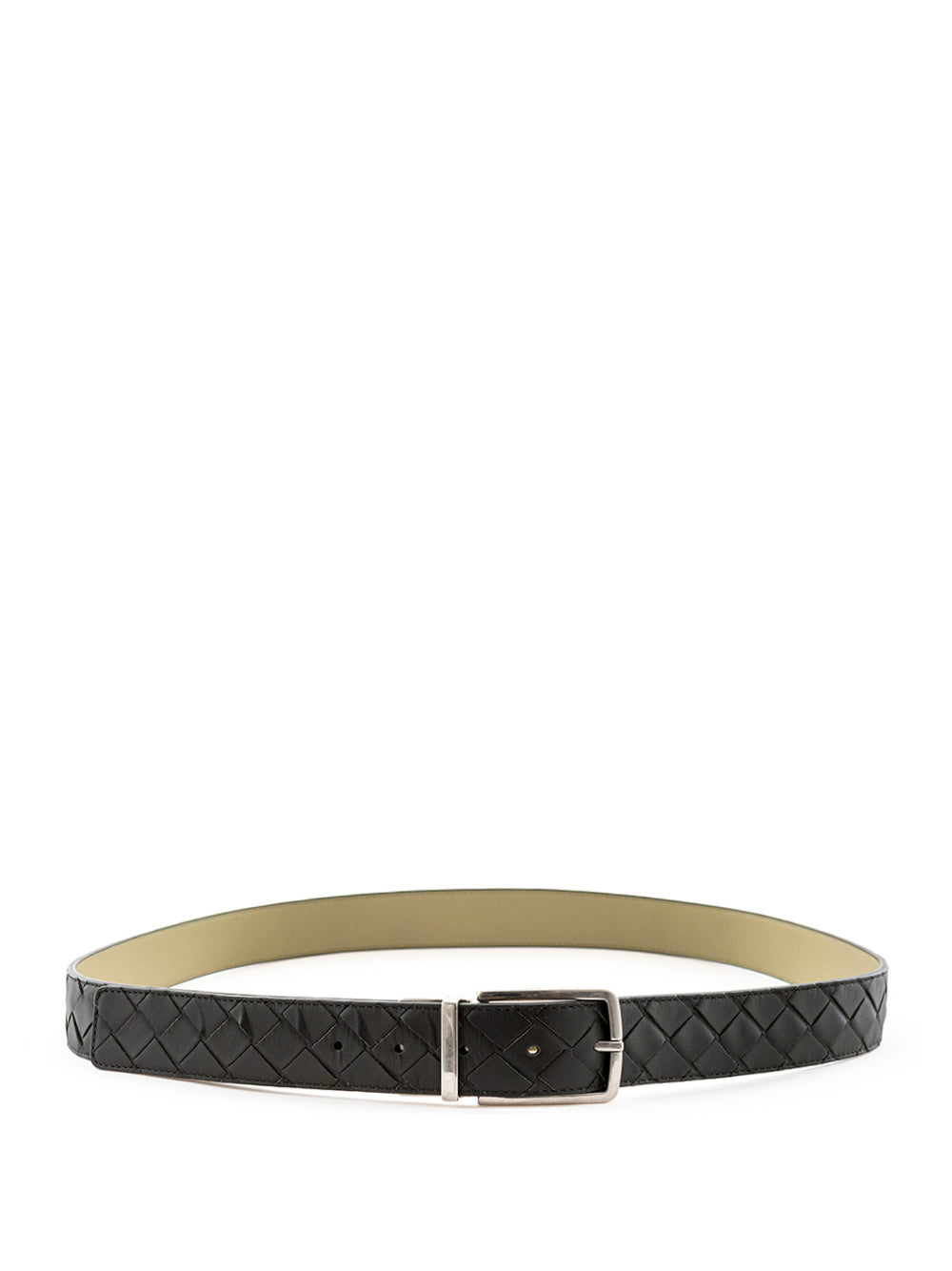 Bottega Veneta Green Intreccio Leather Belt - DEA STILOSA MILANO