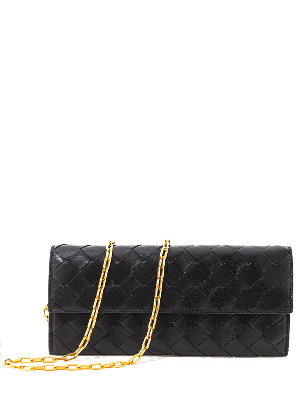 Bottega Veneta Mini Bag Wallet on Chain in Intreccio Leather - DEA STILOSA MILANO