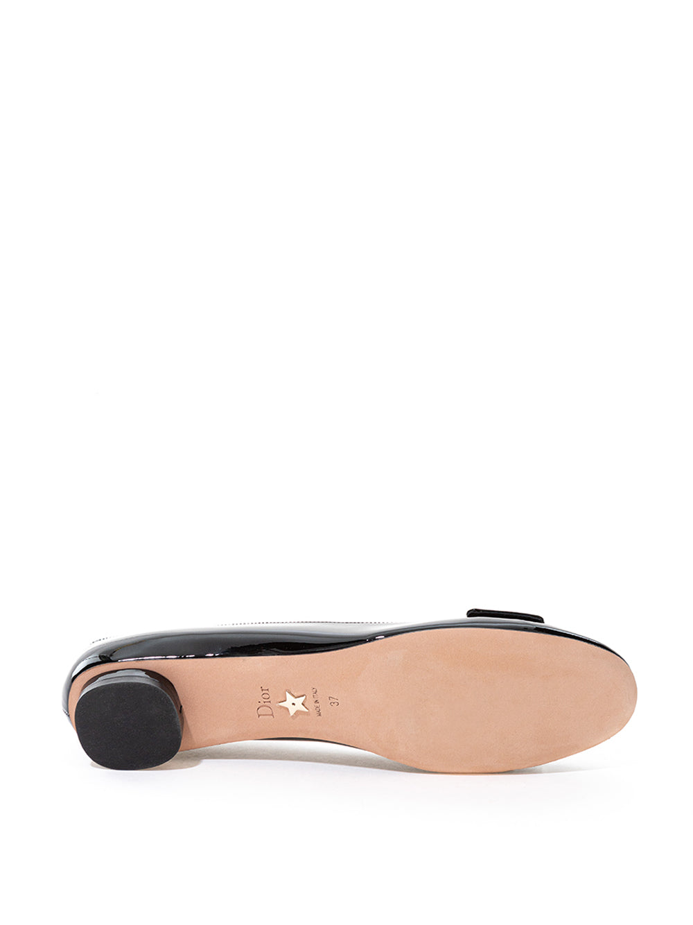 Ballerina Black Patent Leather 'C'est Dior' Shoes - DEA STILOSA MILANO