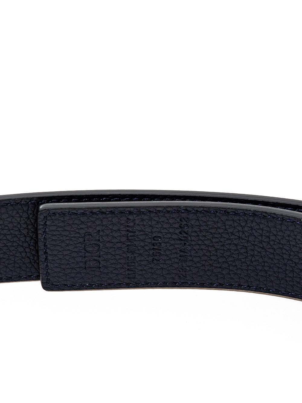 Dior Elegant Black Leather Belt with Golden Buckle - DEA STILOSA MILANO